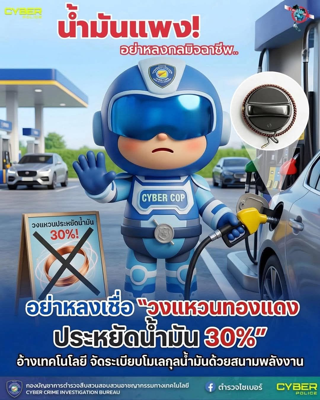 ลวดทองแดงประหยัดน้ำมัน 30%” ไม่มีอยู่จริง!