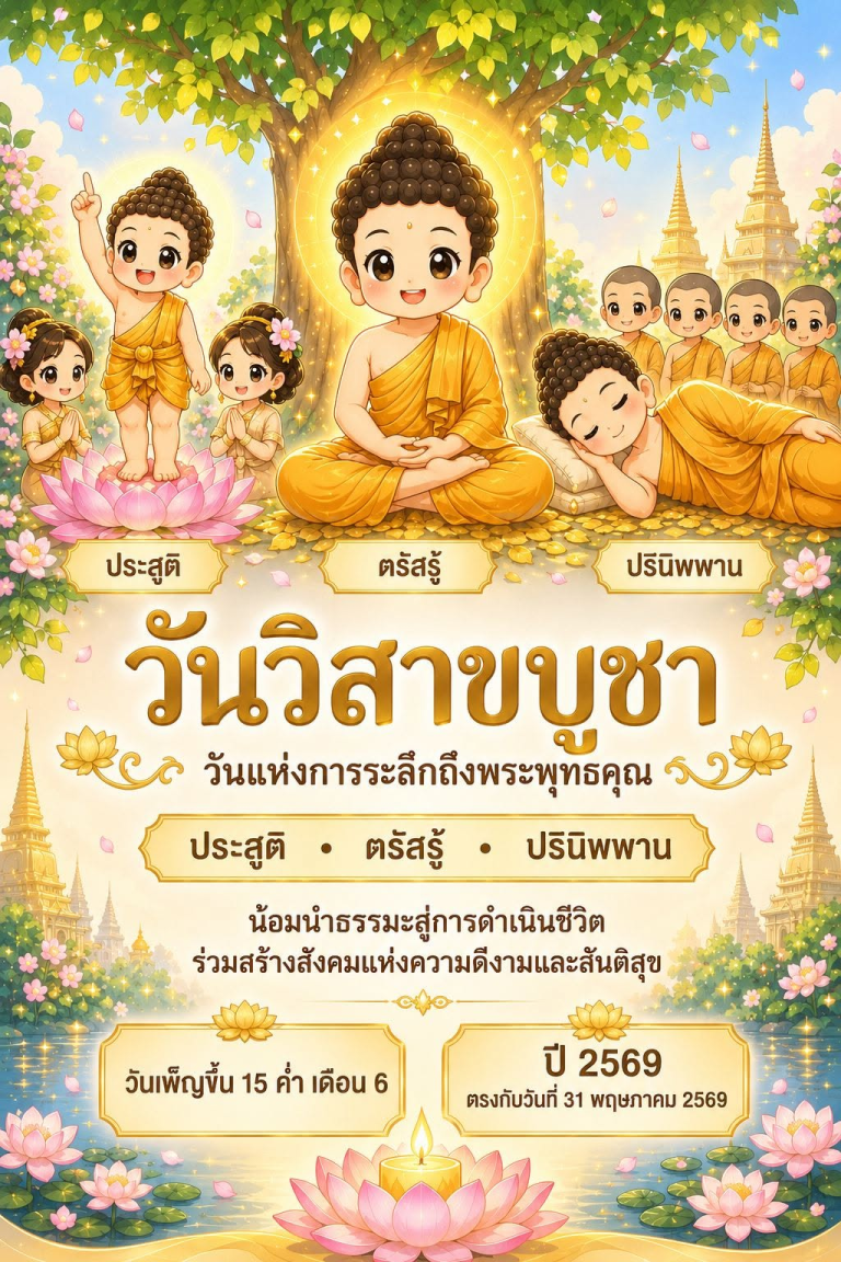 วันวิสาขบูชา 2569